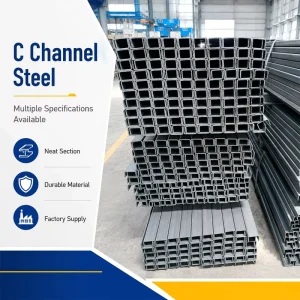 C Lipped Channel Punched Hot-dip Painting C Purlin Steel Profile for Industrial Villa