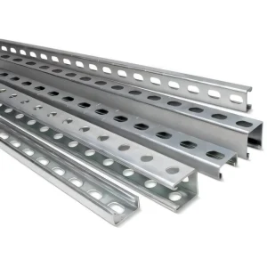 C Shape U Channel Steel Building Profiles Carbon Steel Strut Channel Type Photovoltaic Mounting System