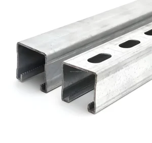 C-Shaped Galvanized Carbon Steel Purlins with Zinc Plating for Metal Constructions and Sheet Metal Fabrication