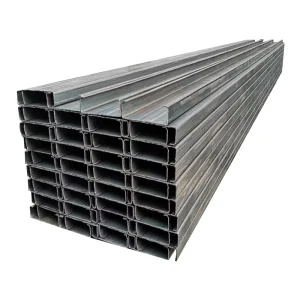 C Type Steel Black Galvanized Hot-Rolled H Beam Steel Construction Application C Channel Steel Carbon Mild Purlin CZ Beam