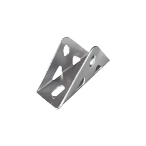 C-section Steel Fittings Photovoltaic Mounting Brackets Hot-dipped Galvanized Eight-hole Triangular Connectors Four-hole