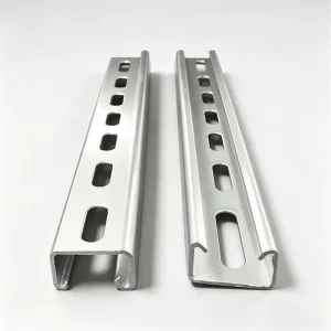 C shaped Steel Painted Seismic Brace Stainless Steel U shaped Purlin Solar Photovoltaic Bracket Shunlide 2.5mm Thickness 41×21