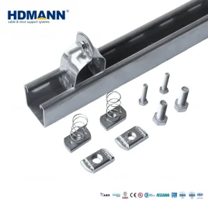 CE Certification Heavy Duty Slotted Metal Framing Strut Channel for Warehouse Racking and Shelving System
