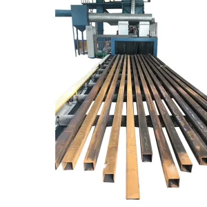 CE Certification Puhua H Beam Shot Blast Machine for Steel Plate and Structural Steel Descaling Factory Direct Sa2.5