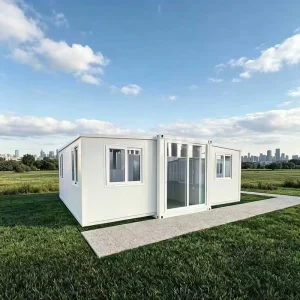 CE Certified 20ft scalable Expandable Container House Prefab Modular Office Dormitory for Construction Site Camp