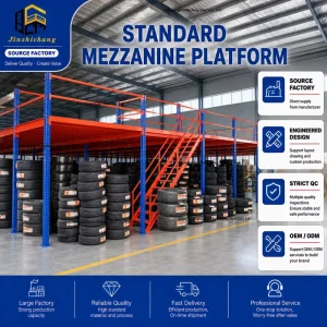 CE Certified Heavy Duty Mezzanine Loft Rack Multi Level Steel Structure Storage Platform