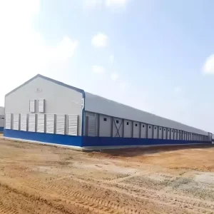 CE Certified Pre-Engineered Steel Light Warehouse for Farmhouse Workshop Storage