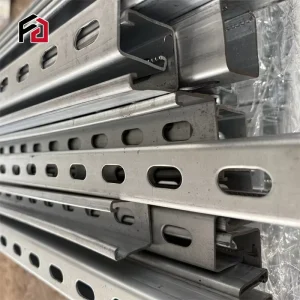 CE Certified Steel Framing System Hot Dip Galvanized C Channel with Welding & Bending Services Q235 Grade Custom Sizes
