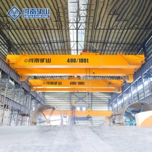 CE ISO Certificate Construction Material Handling Crane 30Ton 50Ton 100Ton Travelling Double Girders Overhead Bridge Crane