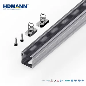CE ISO Certified Heavy Duty Hot Dip Galvanized Steel C Profile Strut Channel Support Bracket for Industrial
