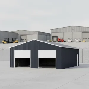 CG2533 H305 Metal Garage Large Outdoor Building Two Car Prefab Carport Steel Structure Workshop Warehouse Modern 2 Power Lift