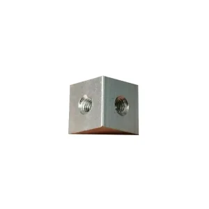 CNC Aluminum Triangular Fixed Block M3 Thread Hole Alloy Multifunctional 10x10x14mm DIY Nut