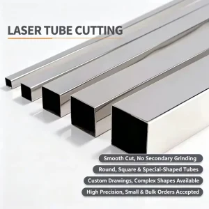 CNC Processing Stainless Steel Square Tubes Rectangular Tubes Pipes Custom Made According to Drawings