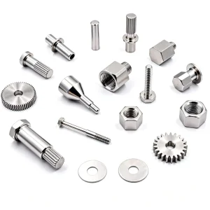 CNC Turning Milling Stainless Steel Special Knurled Shaft Hex Screw Nut Transmission Gear Pin Washer Custom Manufacture Fittings