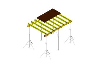 CONSO IFORM F High Strength Reusable Concrete Formwork System With H20 Girder Beam Steel Props For Slab Construction EN13377