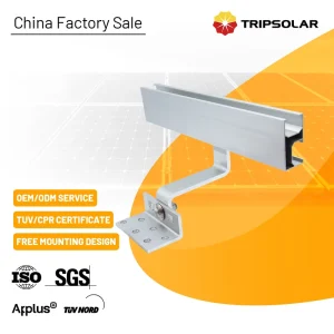 CP003 Tile Roof Solar Panel Mounts Aluminum Brackets Anodized Surface Stainless Steel Bolts 30/35mm