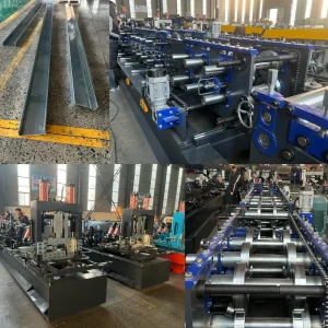 CZ Purlin Roll Forming Machine Automatic C Z Channel Machine for Warehouse Workshop Industrial Steel Structure Buildings