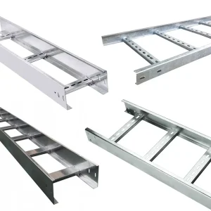 Cable Ladder Cable Management Tray Steel Ladder Type OEM ODM Wire Galvanized Cable Ladder