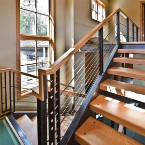 Cable Railing Various Kinds Staircase Iron Railing Stainless Steel 304 Staircase Stair Railing Balustrade