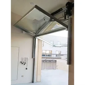 Canopy Tilt up Glass Panel Garage Door for Commercial Use