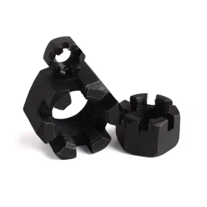 Carbon Steel Black Zinc Plated Stainless Steel 304 316 Hexagon Slotted and Castle Nuts DIN935