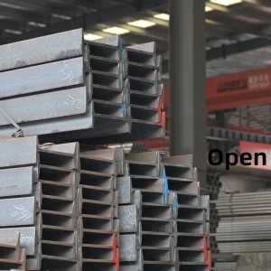 Carbon Steel Channel Steel Construction Curtain Wall Engineering U shaped Q235B Grade Hot Rolled
