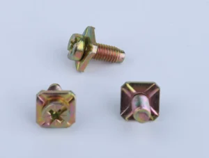 Carbon Steel Cheese Head Cross Straight Slot Machine Screw Yellow Zinc Plated Metric M2-8 Grade 4.8-10.9