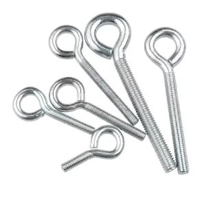 Carbon Steel Closed Ring Eye Bolt Zinc Plated Round Ring Bolt Heavy Duty Fastener for Lifting Point Anchoring Use