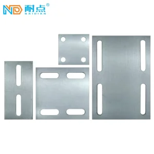 Carbon Steel Galvanized Base Plate with Holes for Building Curtain Wall Embedded Steel Plates