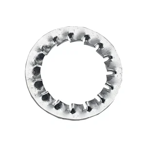 Carbon Steel Galvanized Blue white Zinc Internally and Externally Serrated Black Multi toothed Lock Washers M3 M16