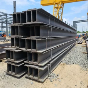 Carbon Steel H Beam I Beam Structural Material Heat Treated Steel Welding Bending Capable Cutting Q235B Q355B Hot Rolled