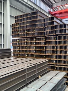 High Strength S355JR S235JR Carbon Steel H Beam Galvanized / Black Structural Universal Beam Factory Price