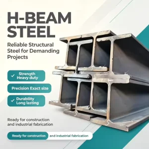 Carbon Steel H Beam Structural Steel H Section ASTM Standard Hot Rolled H Beam for Construction and Building Customizable