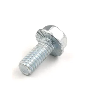 Carbon Steel Hex Flange Bolts M3-M12 Full Thread Zinc Plated for Furniture Hardware
