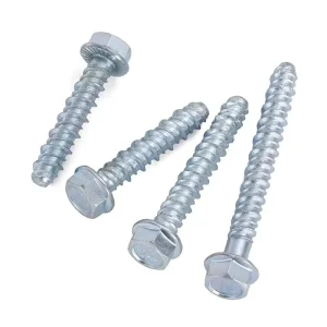 Carbon Steel Self Tapping Concrete Screws M6 M12 Hex Flange Anchor Bolts Expansion Fasteners for Construction
