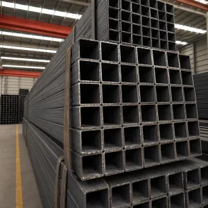 Carbon Steel Square Rectangular Tube ASTM Standard Bending Processing Black Painted Thick Wall Structure Pipe