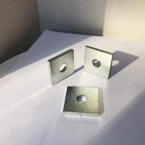 Carbon Steel Square Washer with Zinc Plated Finish Heavy Duty