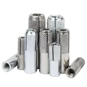 Carbon Steel Stainless Steel Drop in Anchor Internal Thread Expansion Anchor Bolt for Concrete Masonry