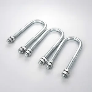 Carbon Steel U Shaped Bolt With Thread for Automotive Chassis and Frame Mounting