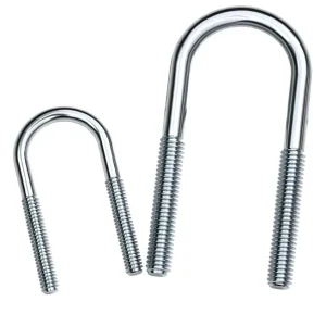 Carbon Steel Zinc Plated U Bolts U Shaped Bolts Pipe Clamp Fasteners for Pipe Fittings Machinery Automotive Construction