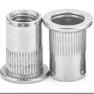 Certified Metric Stainless Steel Knurled River Nut Zinc Plated Locking Nut