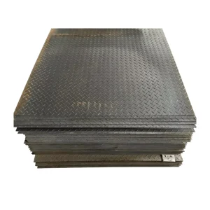 Checkered Carbon Steel Embossed Plate Wear Resistant For Industrial Workshop Platform And Stair Tread