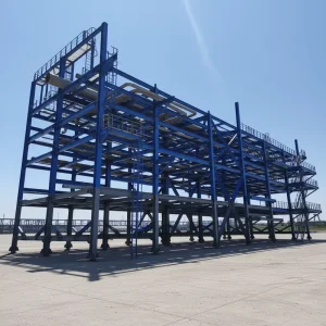 Chemical Plant Heavy-duty Steel Pipe Support Gallery Steel Canopy Walkway Prefab Building Steel Structure Steel Pergola Modern
