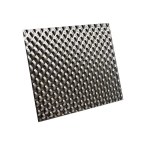 Chequered Embossed Stainless Steel Diamond Square Aluminum Plate 5 Bars Aluminum Tread