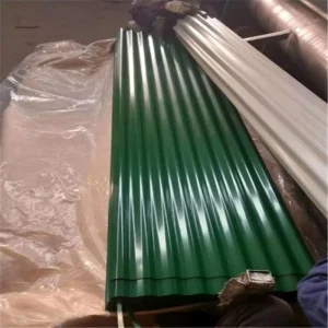 China Color Coated Galvanized Steel Sheet 800mm Width Prepainted Corrugated Iron Roofing Sheet