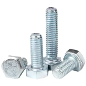 China Custom High Tensile Hexagon Bolt ISO 10.9 M8 M10 M12 M14 Steel Hex Head Bolts and Screws Zinc Plated Fastener