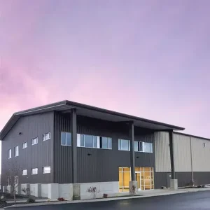 China Factory Building Industrial 1000 Square Meter Steel Prefabricated Small Warehouse