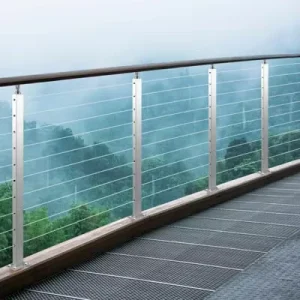 China Factory Direct Supply OEM/ODM Stainless Steel Cable Railing System with Rust Resistant Posts for Stair Deck Patio Balcony