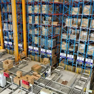 China Factory Intelligent Automatic AS RS Heavy Duty Steel Pallet Racking Shelves with High Density Storage