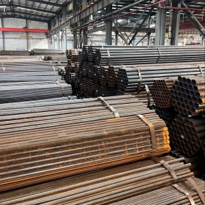 China Factory Price ERW Round Steel Tube Q235B SM490 Welded Steel Pipe 21.3mm 165mm OD Bending Service Custom Length Ready Stock